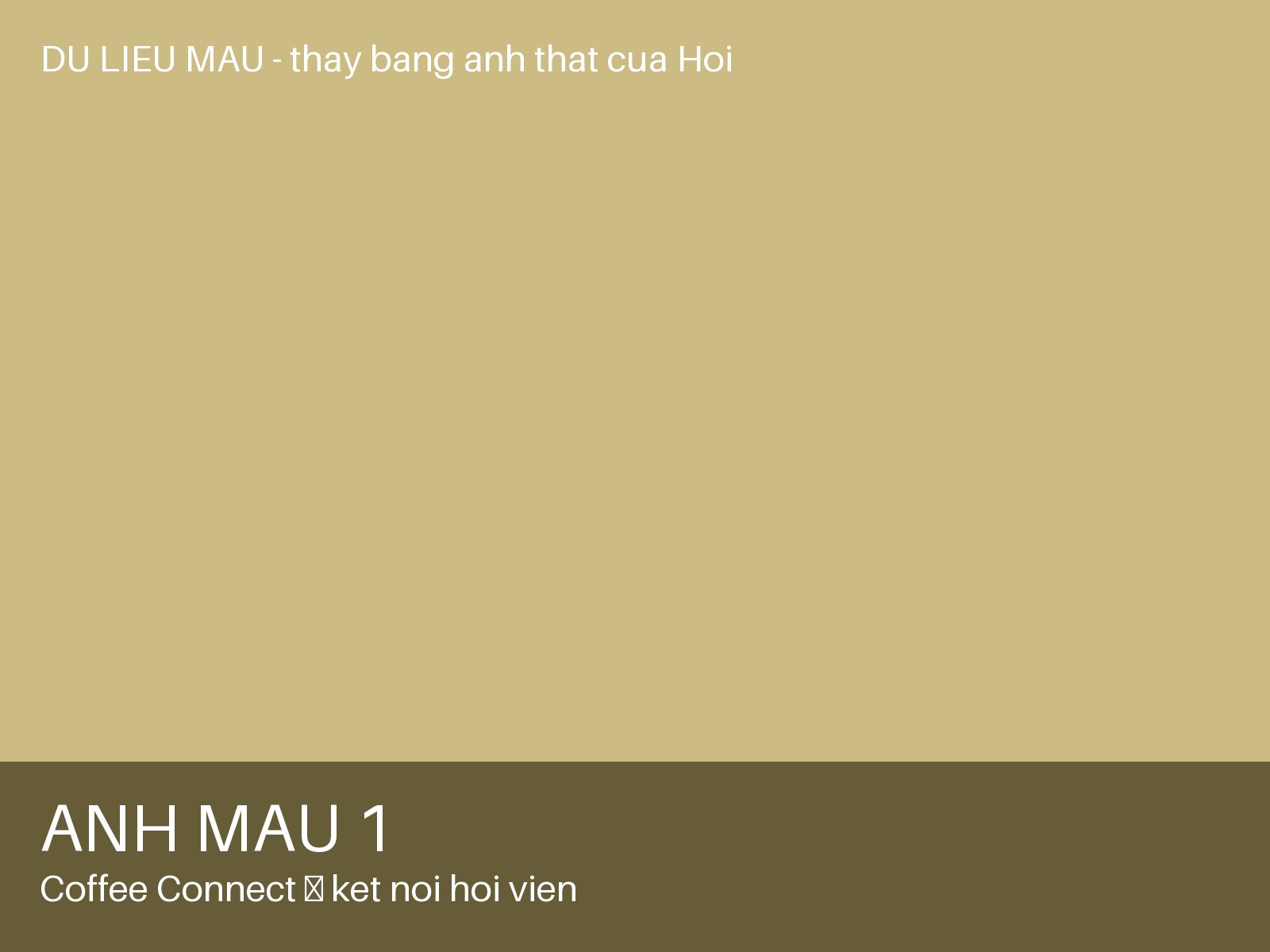 Ảnh 1 — Coffee Connect — kết nối hội viên