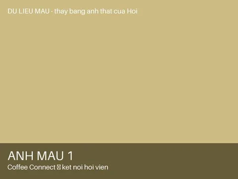 Ảnh 1 — Coffee Connect — kết nối hội viên
