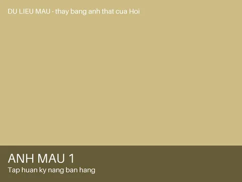 Ảnh 1 — Tập huấn kỹ năng bán hàng