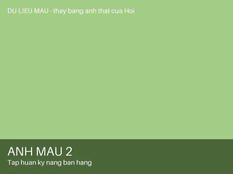 Ảnh 2 — Tập huấn kỹ năng bán hàng