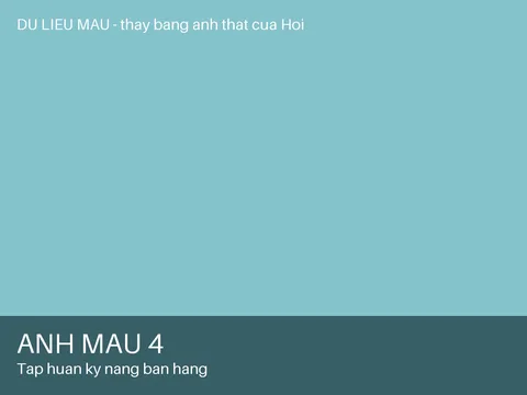 Ảnh 4 — Tập huấn kỹ năng bán hàng